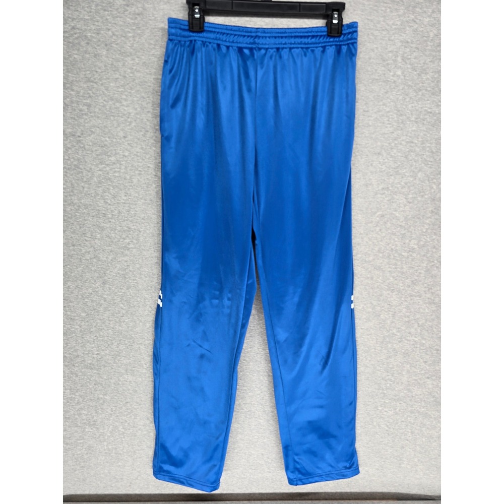 Real Essentials Boys XL Royal Blue Athletic Tricot Track Pants Side Pockets